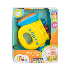 TROMPETA MUSICAL CON LUZ